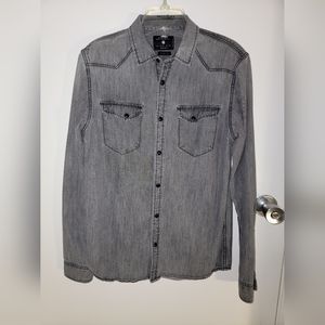 Mens zara grey shirt